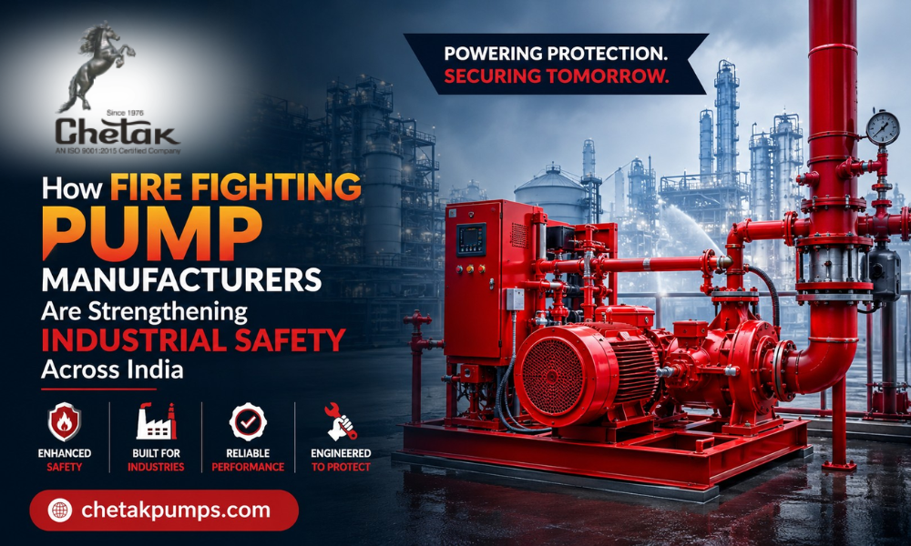 How Fire Fighting Pump Manufacturers Are Strengthening Industrial Safety Across India