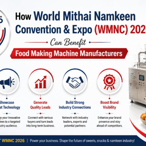 How World Mithai Namkeen Convention & Expo (WMNC) 2026 Can Benefit Food Making Machine Manufacturers
