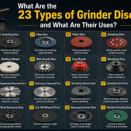 What Are the 23 Types of Grinder Discs and What Are Their Uses